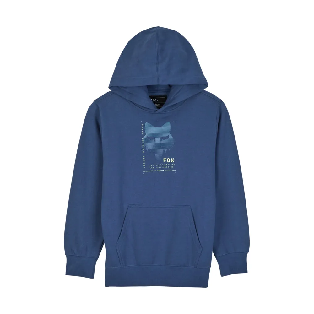 Fox Youth Dispute Fleece Pullover Hoody - Indigo