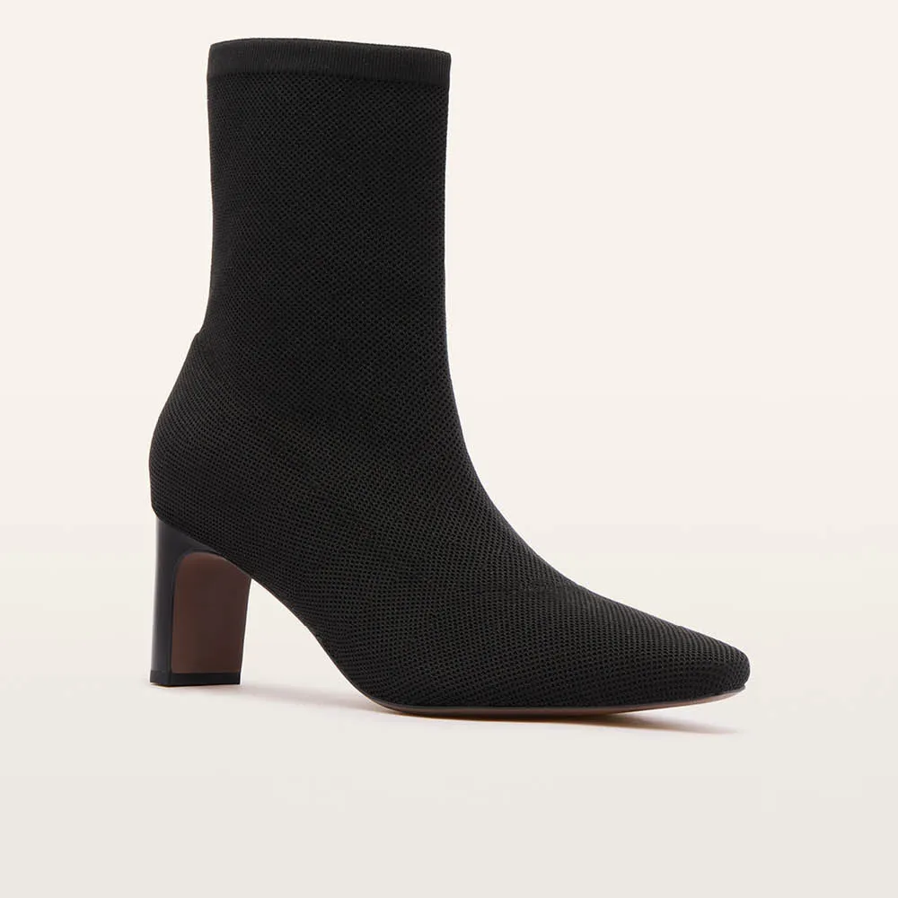 FRANKiE4 II MELROSE Knit Boot - Black