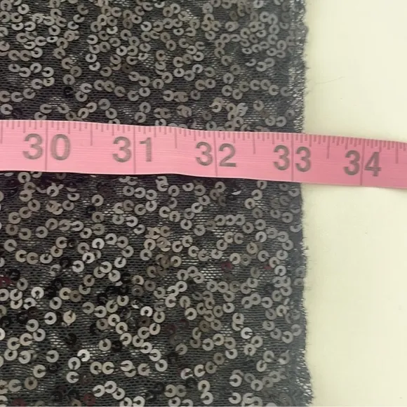 Free People Intimately Free Sexy Sheer Sequined Slip Dress Black. Size Large