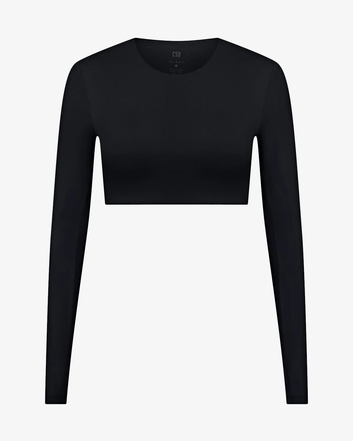 Freedom Luna Power Long Sleeve Crop | Black