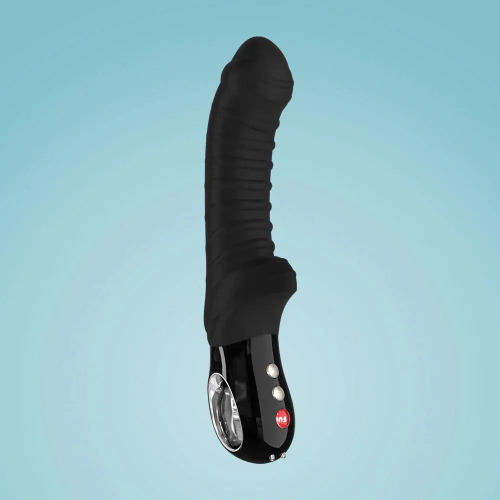 Fun Factory TIGER Ribbed G-Spot and P-Spot Vibrator with free toy bag!