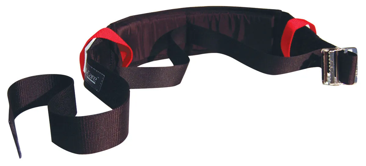 Gait Belt Transfer Premium Padded Adjustable 5-Handles 4” Wide Fits Most Patients by Skilcare