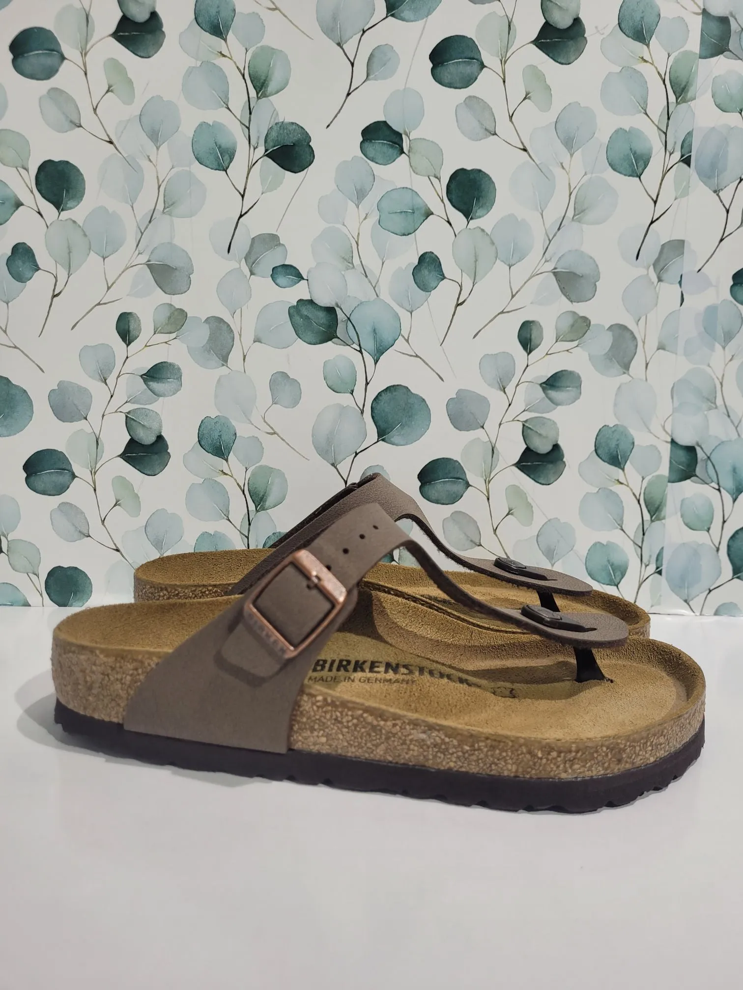 Gizeh Mocca Birkibuc by Birkenstock