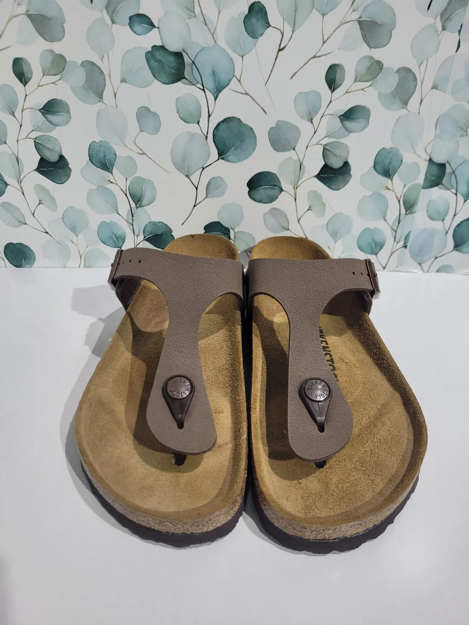 Gizeh Mocca Birkibuc by Birkenstock