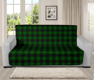 Green Buffalo Plaid 70" Futon Couch Cover Sofa Protector Farmhouse Decor