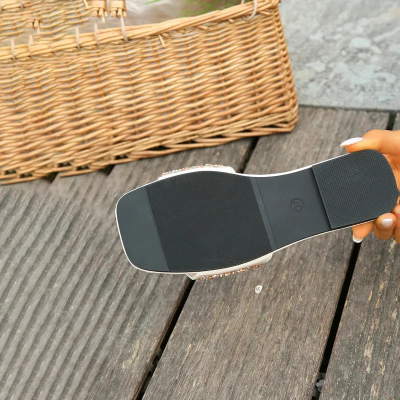 GS Slipper | Luxe slippers met parel details voor dames