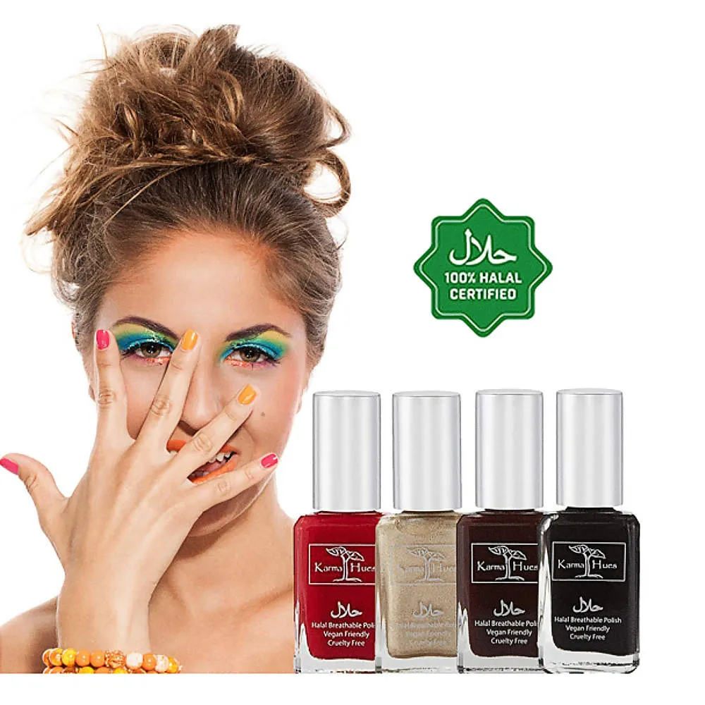 Halal Nail Polish Set - (Dusk and Shimmer)