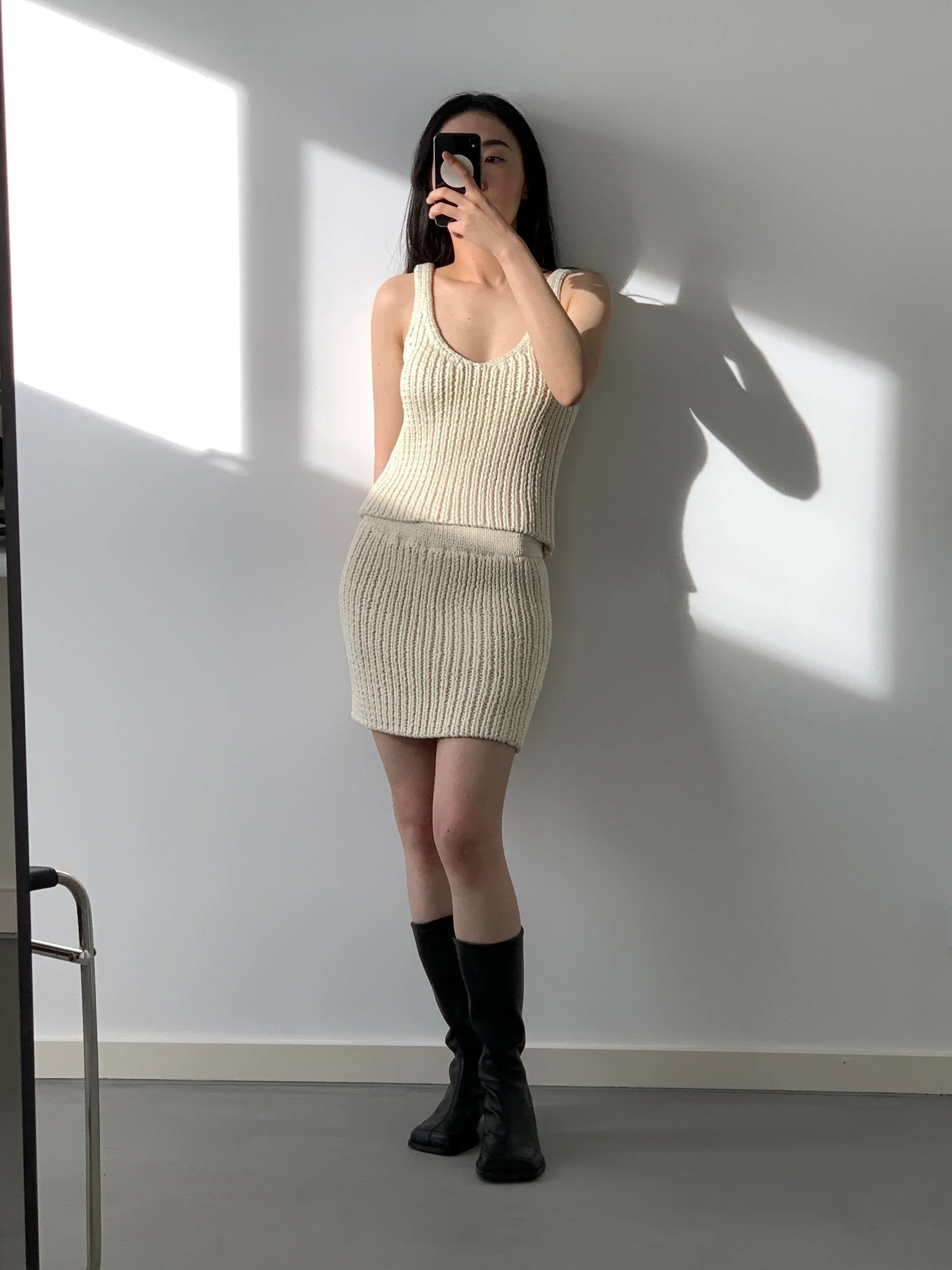 Handmade Net Knit Skirt