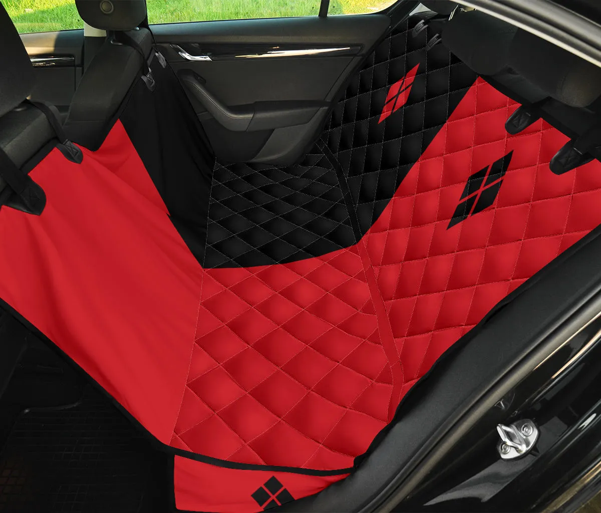 Harley Car Back Seat Cover for Pets  Ms. Quinn Inspired