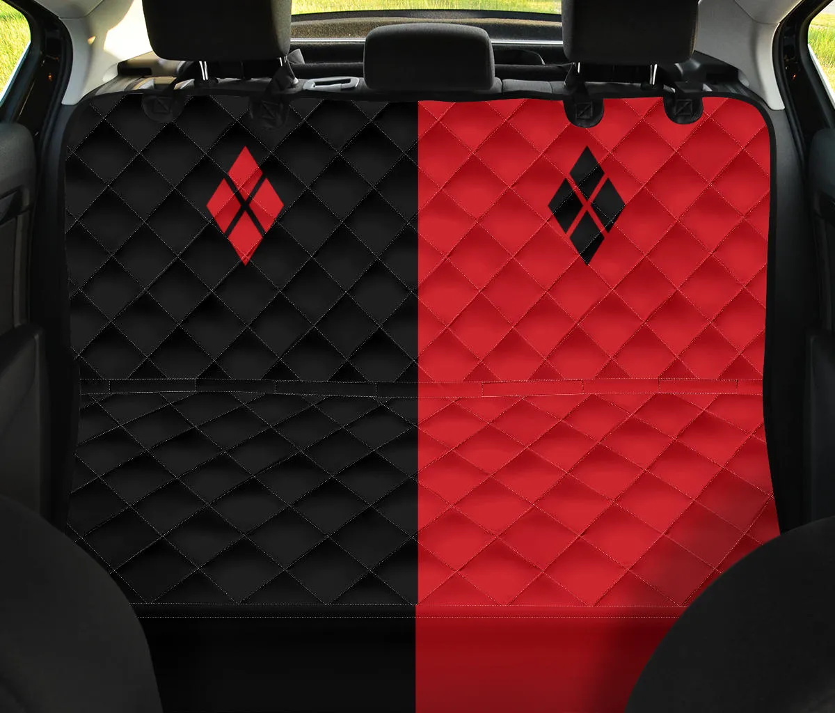 Harley Car Back Seat Cover for Pets  Ms. Quinn Inspired