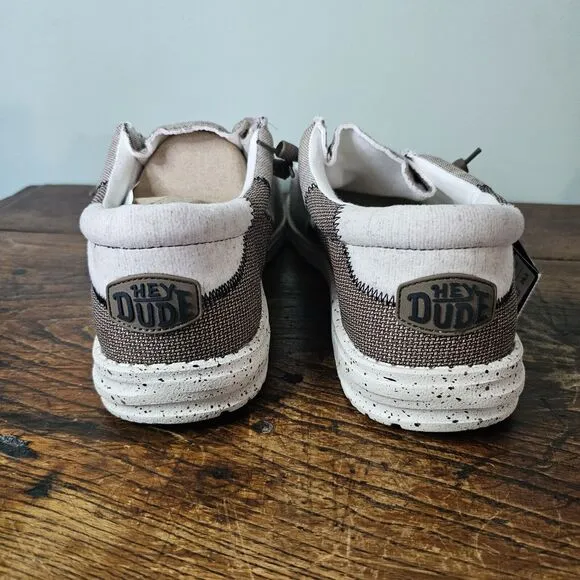 Hey Dude Wally Stitch Teak Brown Mens Size 14