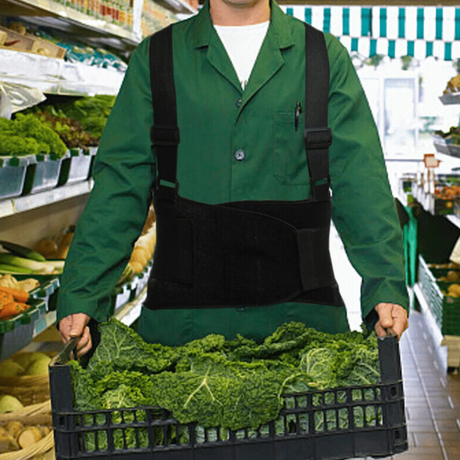 High Quality Lower Back Lumbar Support Belt Suspender Brace