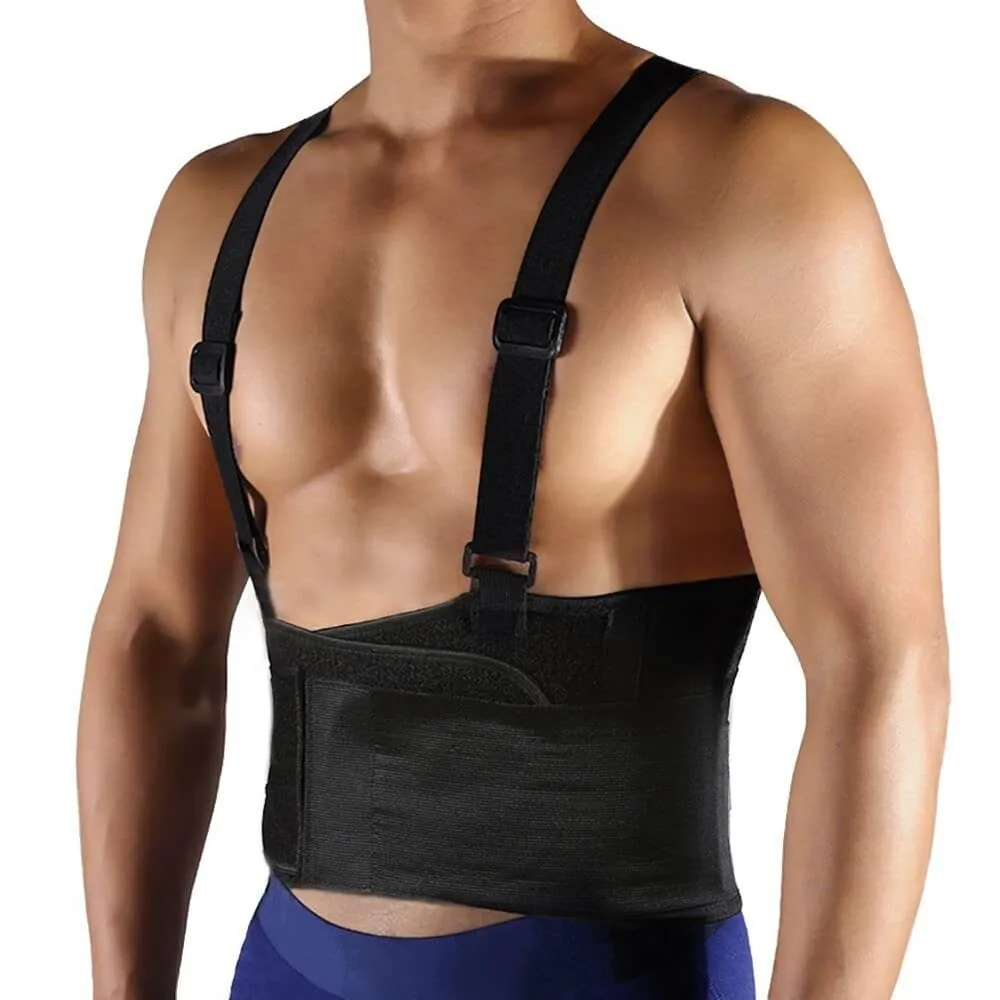 High Quality Lower Back Lumbar Support Belt Suspender Brace