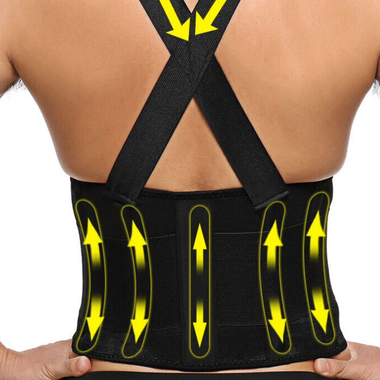 High Quality Lower Back Lumbar Support Belt Suspender Brace