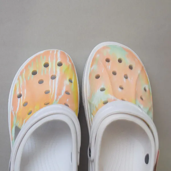 High Quality Summer Sandals Classic Outdoor Non-slip Slippers. (White Color) Size (44)