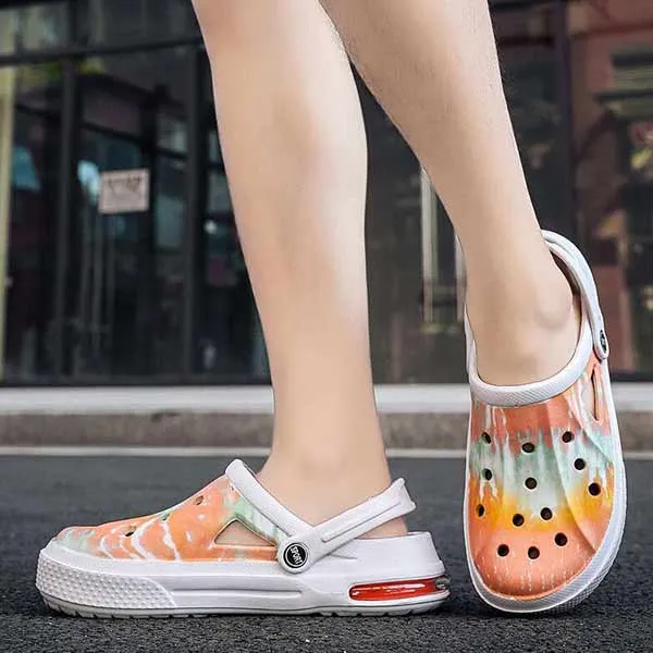 High Quality Summer Sandals Classic Outdoor Non-slip Slippers. (White Color) Size (44)