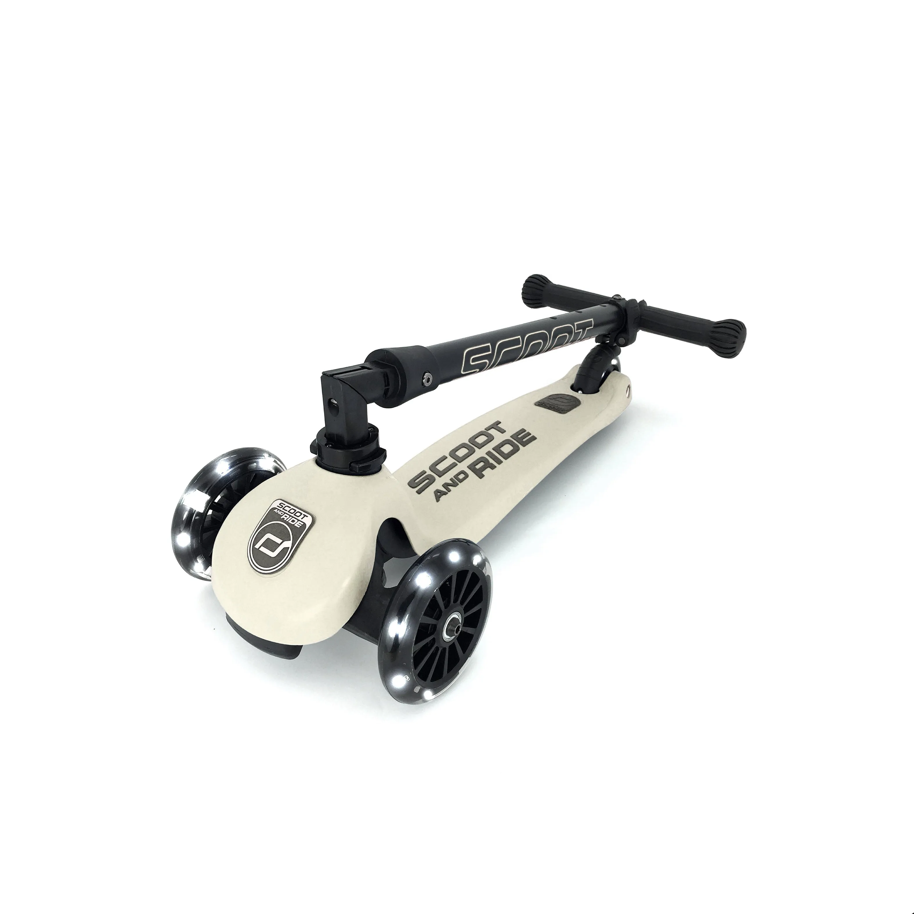 Highway Kick 3 Fold Away Scooter with LED Wheels (Ash)