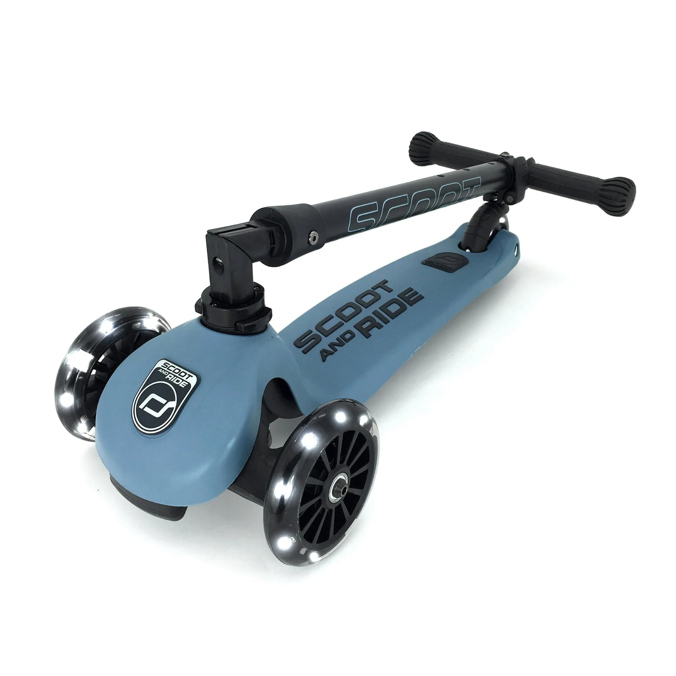 Highway Kick 3 Fold Away Scooter with LED Wheels (Steel)