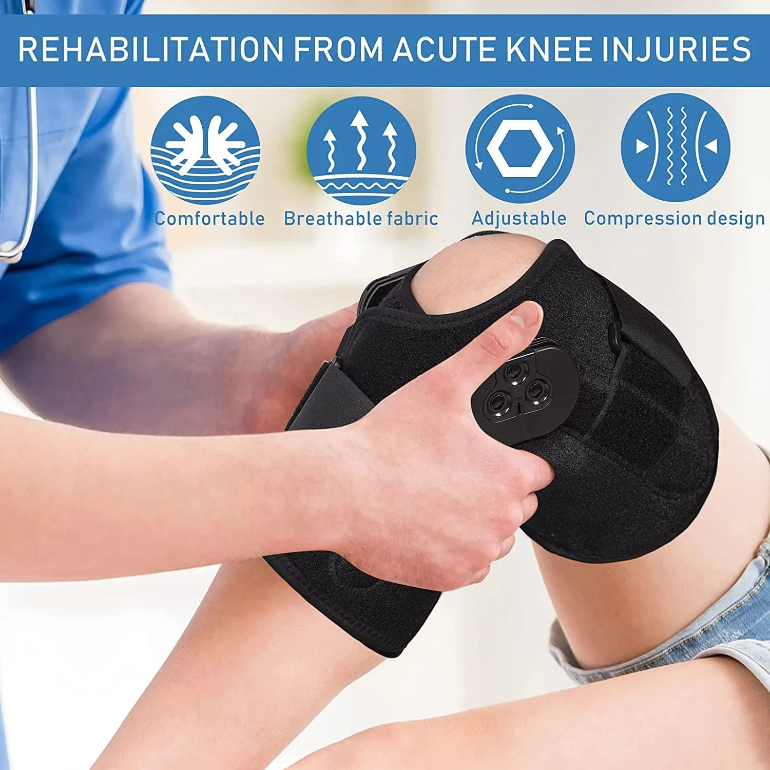 Hinged Adjustable Knee Brace