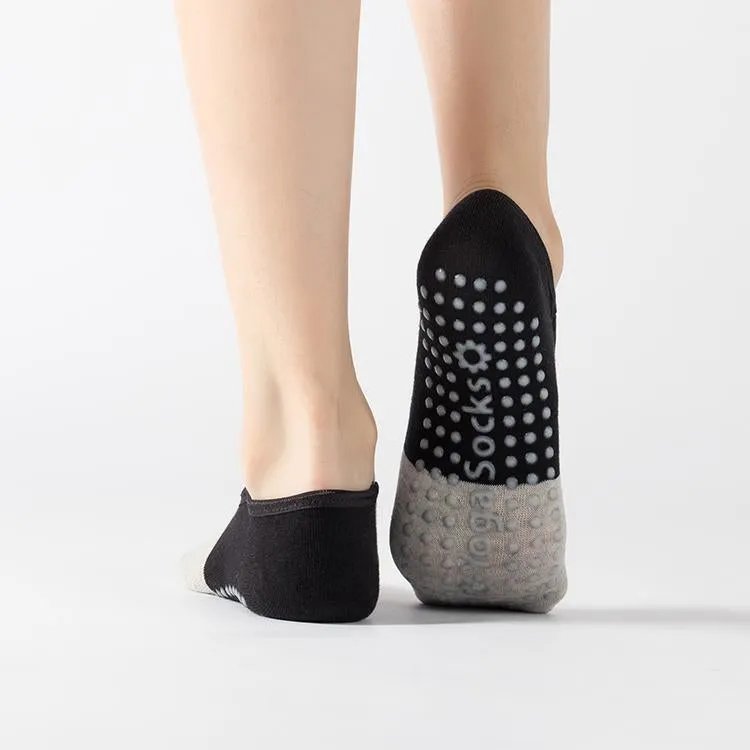 HJ Kitten Lace Up Non-Slip Socks Yoga Socks