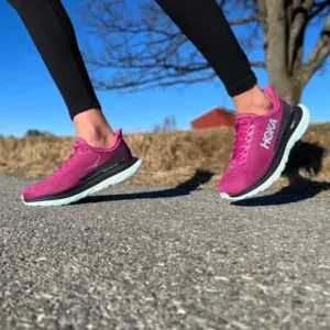 HOKA | Mach 4 Training Shoes 1113529 in Festival Fuschia &amp; Black