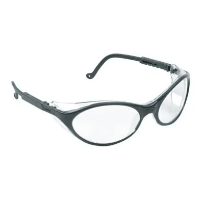 Honeywell Bandit Eyewear, Amber Lens, Polycarbonate, Anti-Scratch, HC, Black Frame, S1601