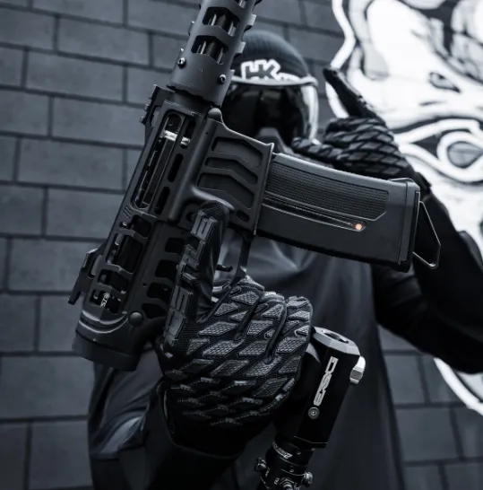Hostile Armored Gloves - Shadow