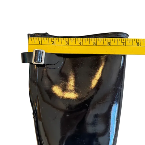 Hunter Adjustable Shaft Width Rain Boots Women’s Size 9 Black