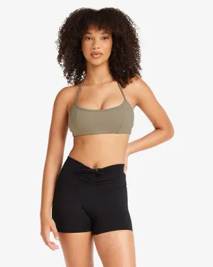IM Serenity Contour Halter Crop | Vintage Khaki