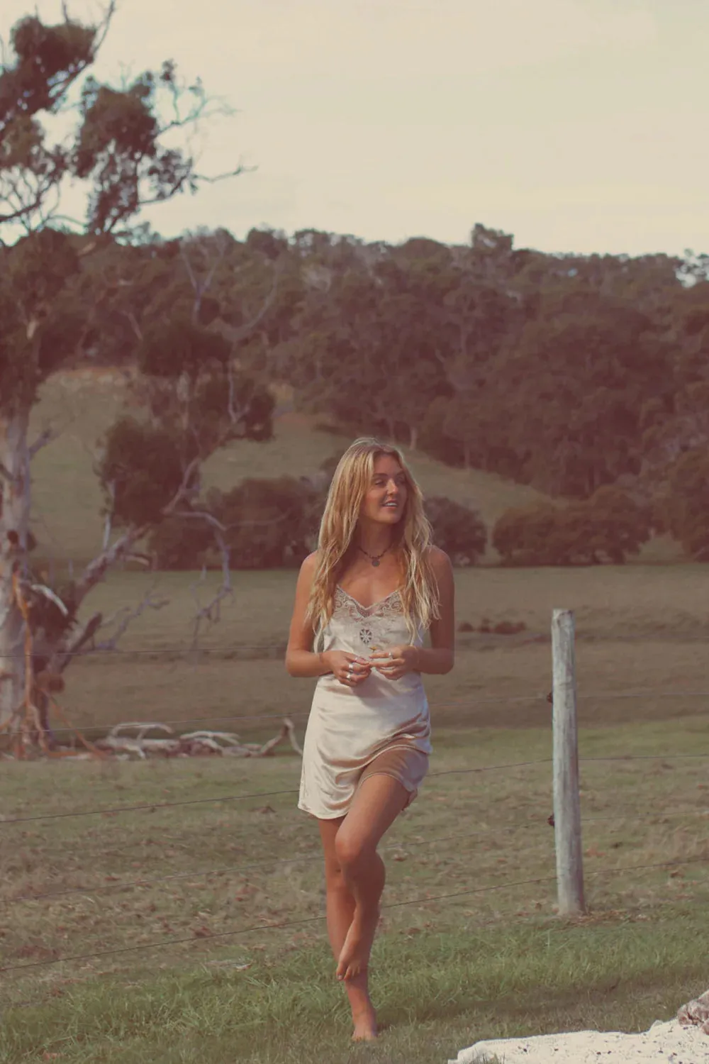 Indie Hendrix Mini Dress Champagne