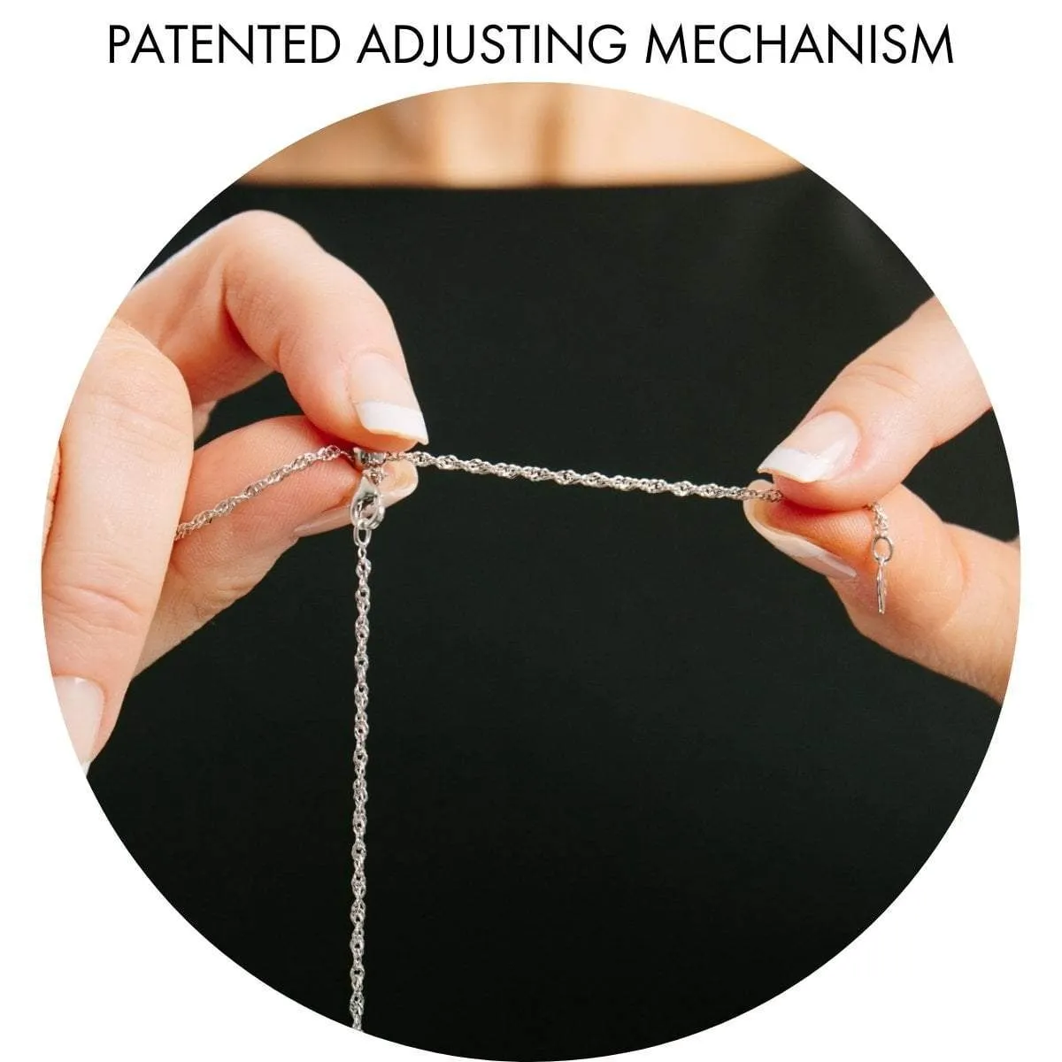 Italian Sterling Silver Milano Twist Adjustable Chain