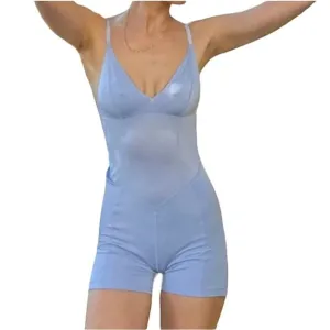 J. HAH Free People Raise the Barre Onesie size XL Periwinkle NWT