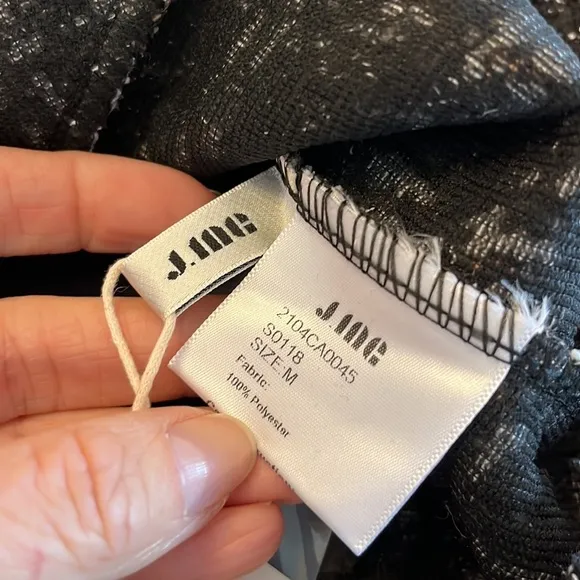 J. Ing Plaid Boucle Mini Skirt