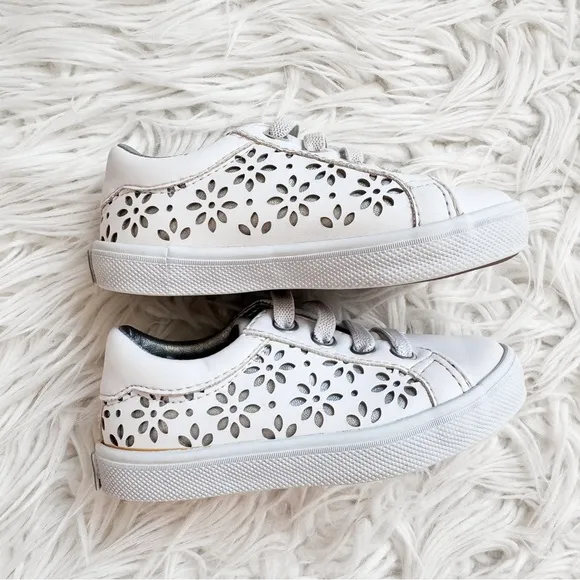 Janie &amp; Jack | White Eyelet Sneakers