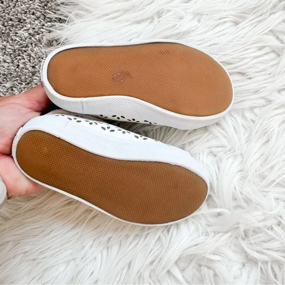 Janie &amp; Jack | White Eyelet Sneakers