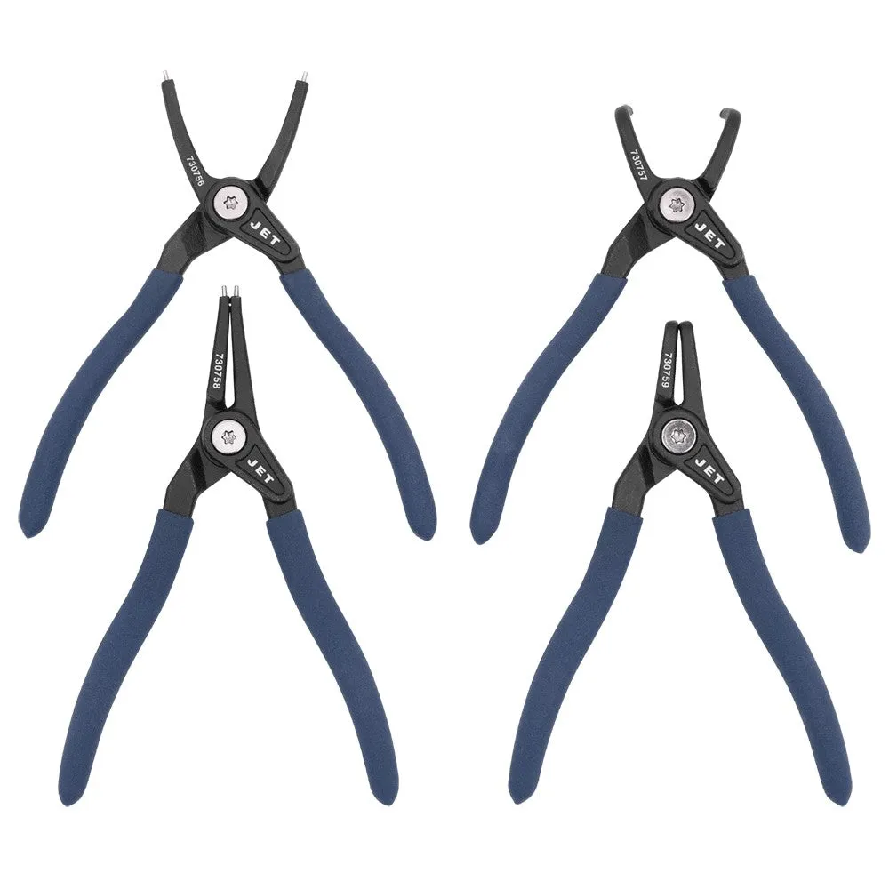 Jet 730354 4 Piece Super Heavy Duty Snap Ring Pliers Set