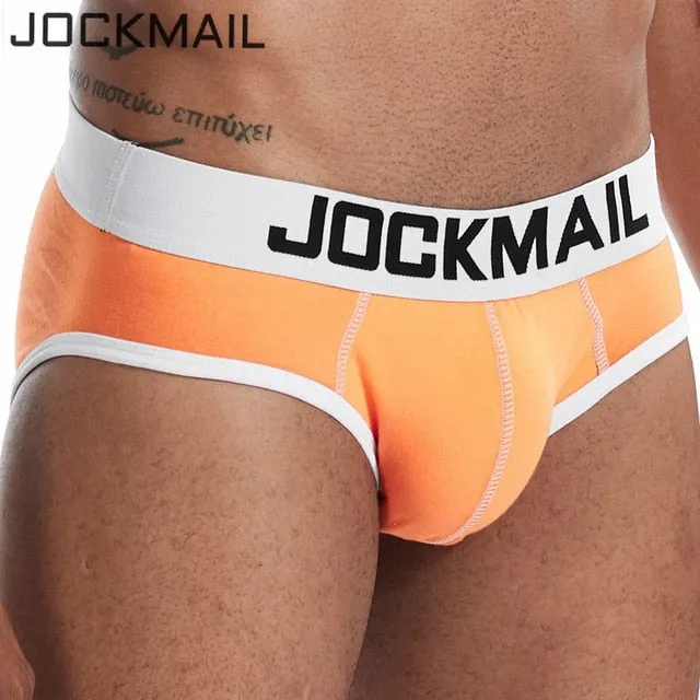 JOCKMAIL Men Underwear Mesh Qucik-Dry Sexy Men Briefs Breathable Mens Slip Cueca Male Panties Underpants Briefs Gay Underwear