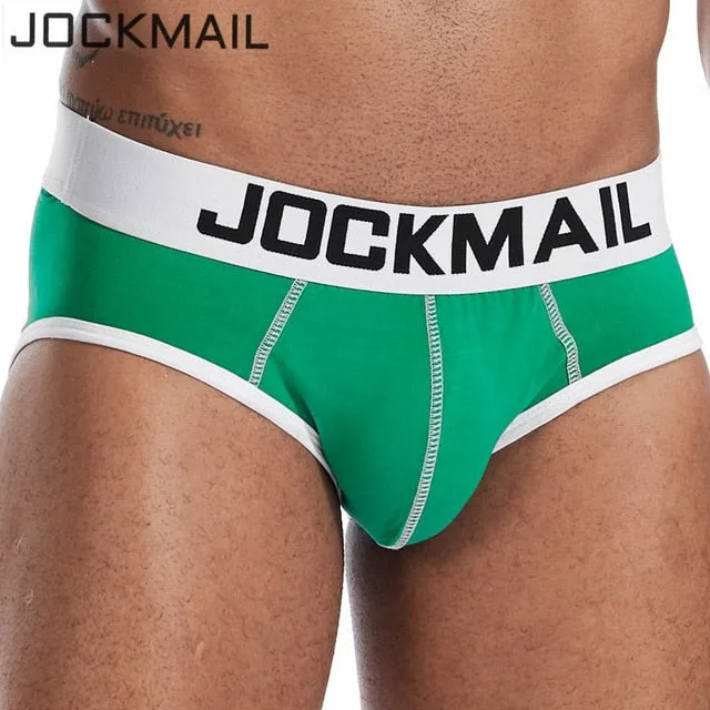 JOCKMAIL Men Underwear Mesh Qucik-Dry Sexy Men Briefs Breathable Mens Slip Cueca Male Panties Underpants Briefs Gay Underwear