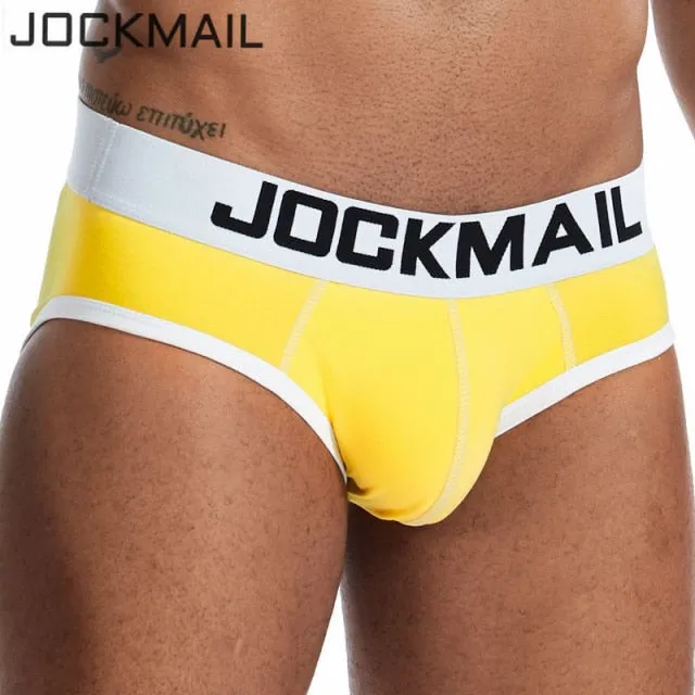 JOCKMAIL Men Underwear Mesh Qucik-Dry Sexy Men Briefs Breathable Mens Slip Cueca Male Panties Underpants Briefs Gay Underwear