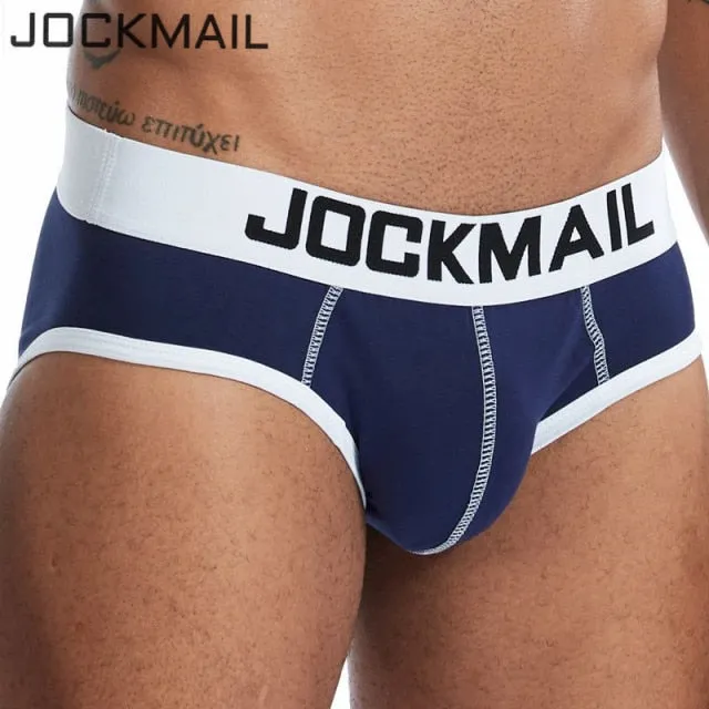 JOCKMAIL Men Underwear Mesh Qucik-Dry Sexy Men Briefs Breathable Mens Slip Cueca Male Panties Underpants Briefs Gay Underwear
