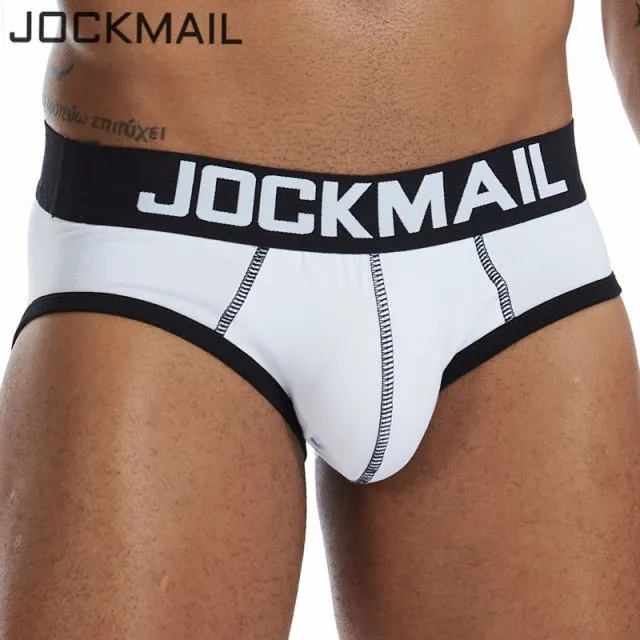 JOCKMAIL Men Underwear Mesh Qucik-Dry Sexy Men Briefs Breathable Mens Slip Cueca Male Panties Underpants Briefs Gay Underwear