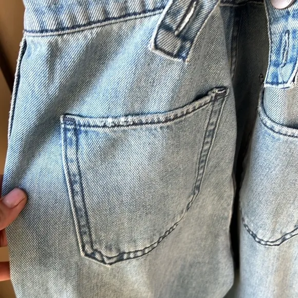Joe’s Jeans New w Tag Wide Leg Denim Bib Overalls Captivate Wash XS