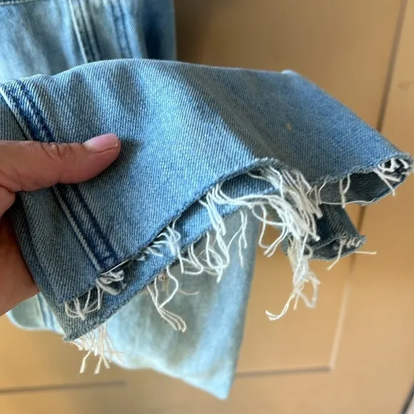 Joe’s Jeans New w Tag Wide Leg Denim Bib Overalls Captivate Wash XS