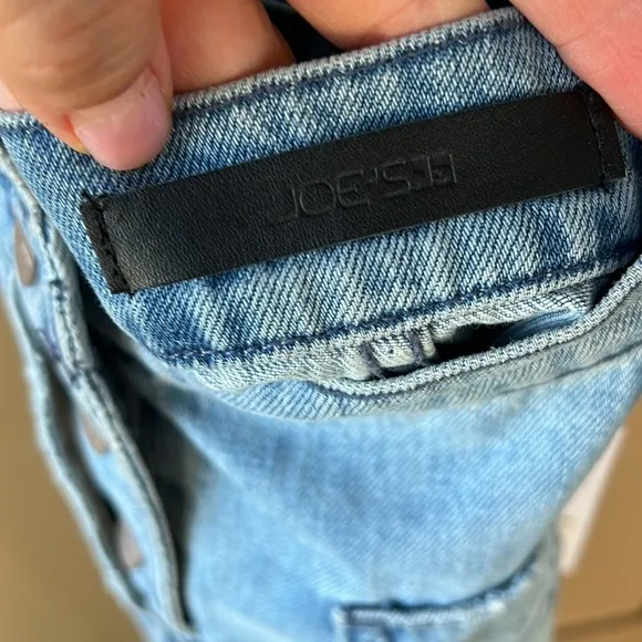 Joe’s Jeans New w Tag Wide Leg Denim Bib Overalls Captivate Wash XS