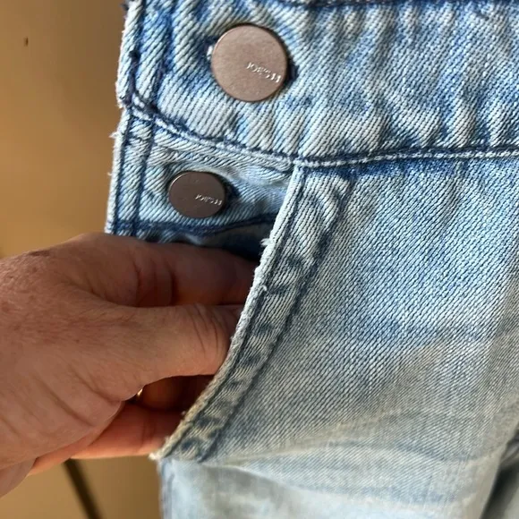 Joe’s Jeans New w Tag Wide Leg Denim Bib Overalls Captivate Wash XS