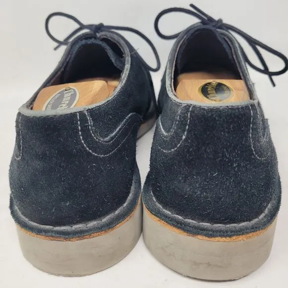 John Varvatos USA Oxford Shoes Mens Size 10.5M Black Suede Leather Quality 99%