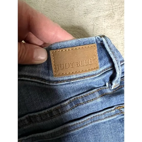 Judy Blue Women's Size 29 Distressed Boyfriend Jeans Medium Wash