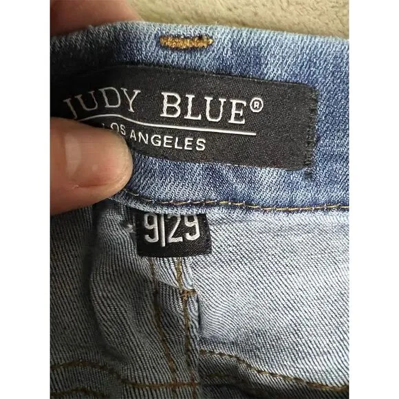 Judy Blue Women's Size 29 Distressed Boyfriend Jeans Medium Wash