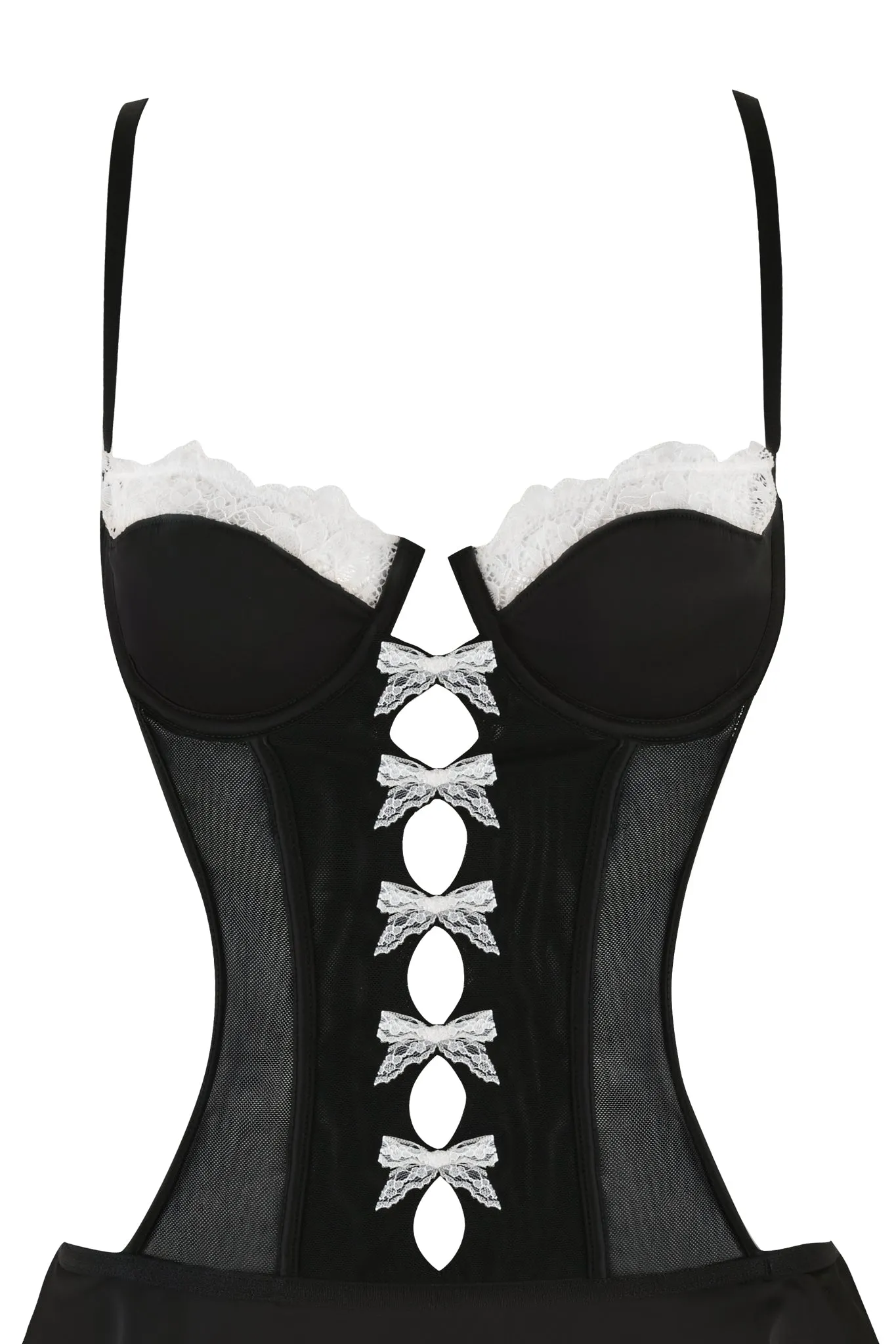 JULIETTE SLIP DRESS - BLACK
