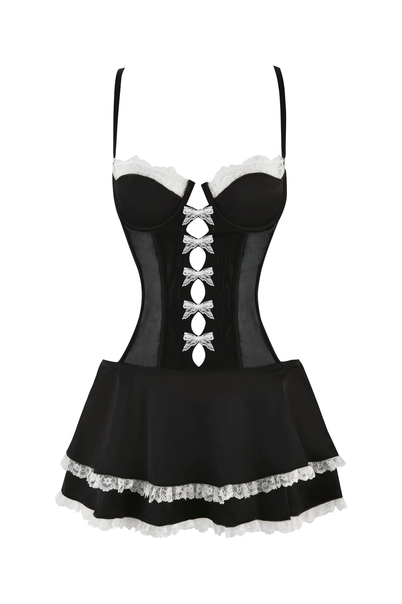 JULIETTE SLIP DRESS - BLACK